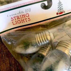 Target string lights snow globe Christmas trees